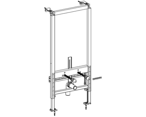 Инсталляция Villeroy&Boch ViConnect 92214800 для биде без клавиши смыва