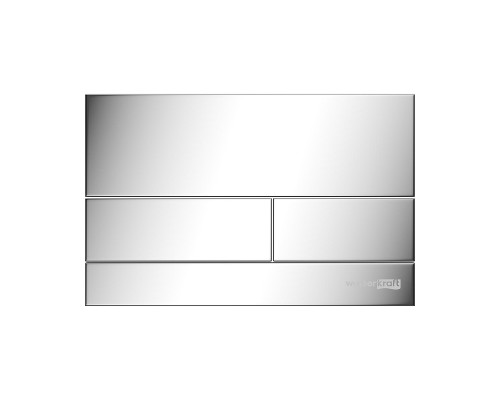 Инсталляция WasserKRAFT Abens 20TLT.010.ME.WH.CH04 для унитаза Белое стекло с клавишей смыва Хром