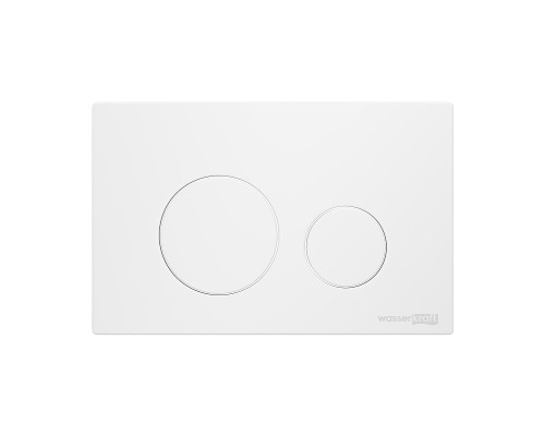 Смывной бачок WasserKRAFT Aller 10TLT.031.ME.WM02 для унитаза с Белой матовой клавишей смыва