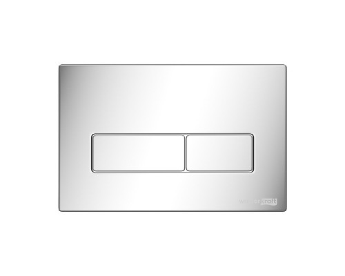 Инсталляция WasserKRAFT Glan 66TLT.010.ME.WH.CH03 для унитаза Белое стекло с клавишей смыва Хром