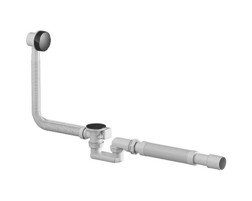 Слив-перелив AM.PM W90A-000-OflB полуавтомат Черный