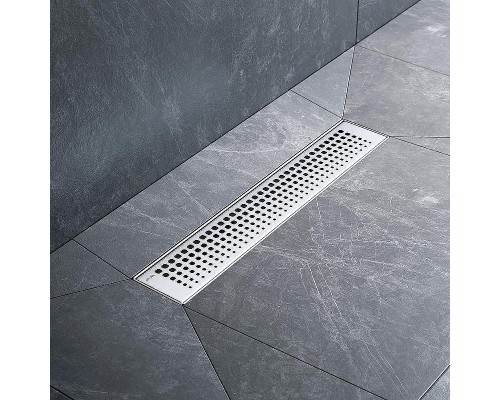 Душевой лоток AM.PM MasterFlow 40 W01SC-P11-040-01SB с решеткой Хром матовый Cut Gradient