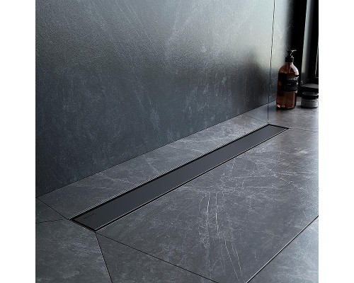 Душевой лоток AM.PM MasterFlow 70 W01SC-U11-070-04BM с Черной матовой решеткой / под плитку Tile