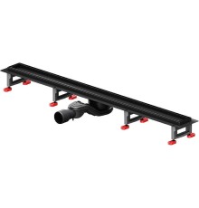 Душевой лоток AM.PM MasterFlow 90 W01SC-U11-090-04BM с Черной матовой решеткой / под плитку Tile