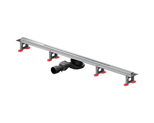 Душевой лоток AM.PM MasterFlow 100 W01SC-S11-100-05SB с решеткой Хром матовый Slim line