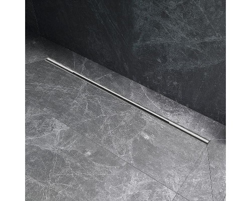 Душевой лоток AM.PM MasterFlow 100 W01SC-S11-100-05SB с решеткой Хром матовый Slim line