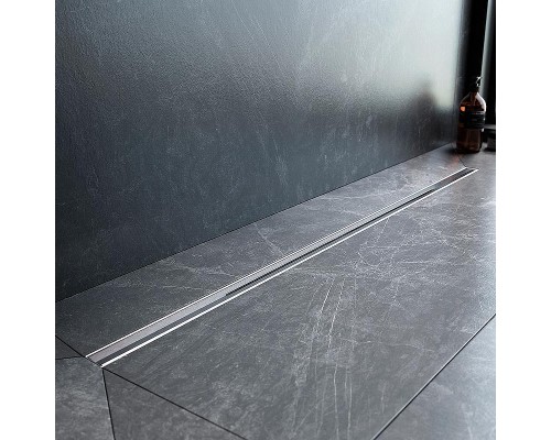 Душевой лоток AM.PM MasterFlow 100 W01SC-S11-100-05SB с решеткой Хром матовый Slim line