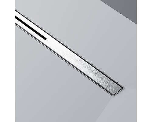 Душевой лоток AM.PM MasterFlow 100 W01SC-S11-100-05SB с решеткой Хром матовый Slim line