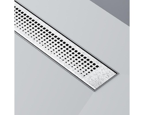 Душевой лоток AM.PM PrimeFlow 60 W02SC-P11-060-01SB с решеткой Хром матовый Cut Gradient