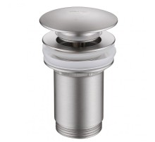 Донный клапан Abber AF0010SP click-clack цвет Сатин