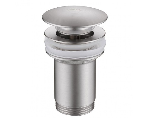 Донный клапан Abber AF0010SP click-clack цвет Сатин