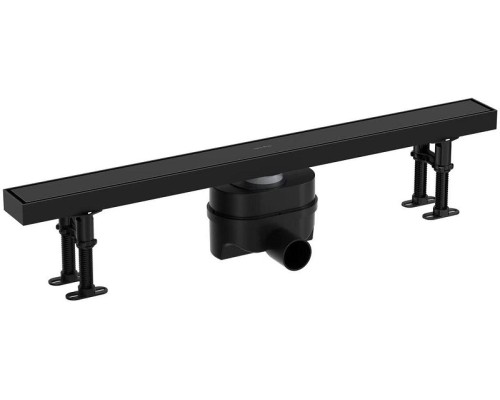 Душевой лоток Allen Brau Priority 65 9.50012.31 с решеткой цвет Черный матовый / под плитку