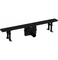 Душевой лоток Allen Brau Reality 75 9.50033.31 с решеткой цвет Черный матовый