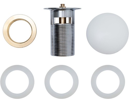 Донный клапан Aquanet 333928 click-clack цвет Белый матовый