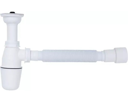 Сифон для раковины Aquanet 342064 цвет Хром