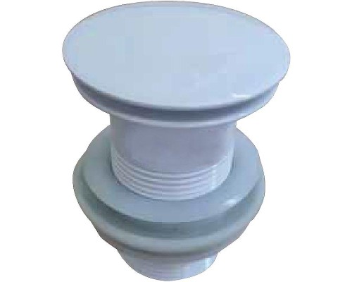 Донный клапан CeramaLux RD002GW click-clack Белый глянцевый