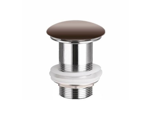 Донный клапан для раковины Ceramicanova CN2000MDB click-clack Темно-коричневый матовый