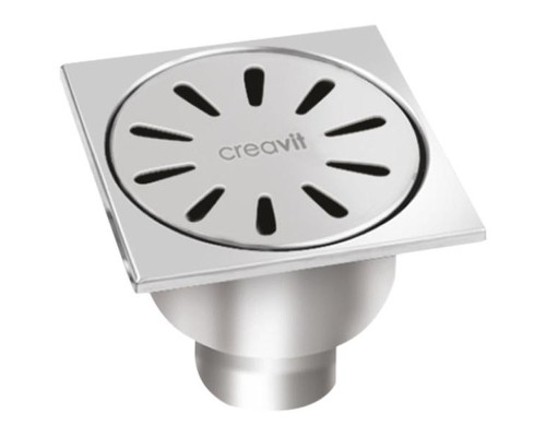 Душевой трап Creavit FS156A с вертикальным выпуском