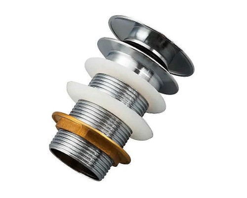 Донный клапан Frap F65-3 click-clack Хром