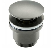 Донный клапан Frap F62-9 click-clack Оружейная сталь