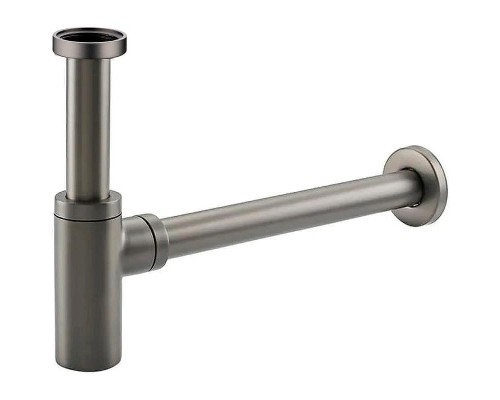 Сифон для раковины Frap F82-9 Оружейная сталь