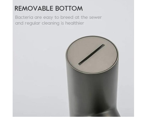 Сифон для раковины Frap F82-9 Оружейная сталь