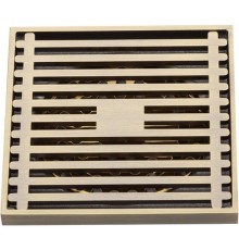 Душевой трап Gappo G81004-4 с решеткой Бронза