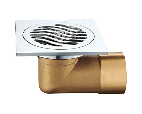 Душевой трап Gappo G81054 с решеткой Хром