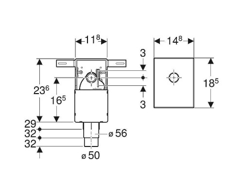 Сифон для раковины Geberit 151.120.21.1 Хром