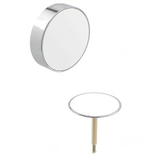 Декоративный комплект для слива-перелива Geberit 150.300.KJ.1 Хром Белый