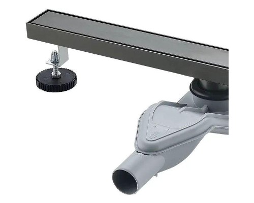 Душевой лоток Grocenberg 70 T700BG с решеткой Графит / под плитку