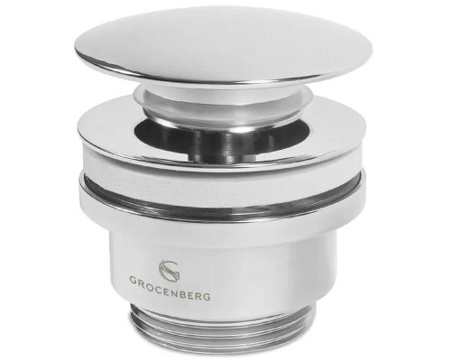 Донный клапан Grocenberg GB106CR click-clack Хром