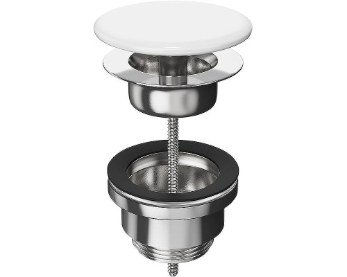 Донный клапан Kerama Marazzi DRR.1/WHT Белый глянцевый