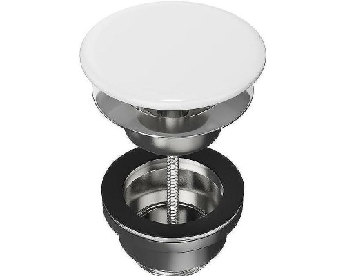 Донный клапан Kerama Marazzi DRR.1/WHT Белый глянцевый