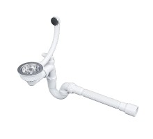 Сифон для кухонной мойки Paulmark PM1022-CR цвет Хром