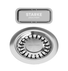 Выпуск для кухонной мойки Paulmark PM6024-BS цвет Брашированная сталь