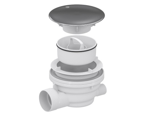 Сифон для душевого поддона RGW Velplex QYD-01 39241101-01 Хром