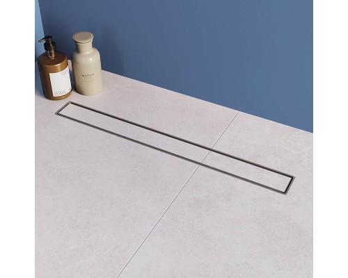 Душевой лоток RGW Drain Leo-21-40 60212140-01 с решеткой Хром / под плитку