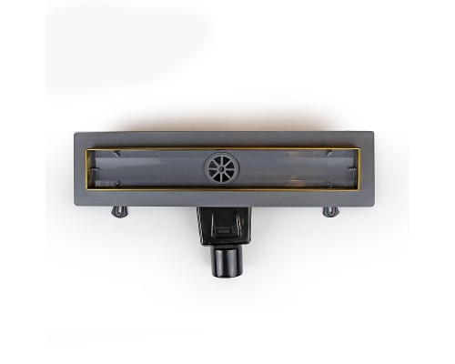 Душевой лоток RGW Drain Leo-30Gb-40 60213040-06 с решеткой Золото брашированное
