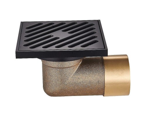 Душевой трап Raglo 100x100 R606.10.06 с Черной матовой решеткой