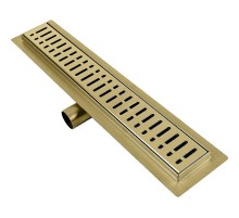 Душевой лоток Raglo 70 R650.70.03 с решеткой Золото матовое