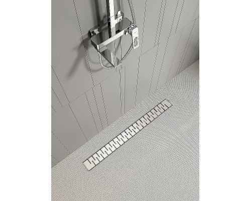 Душевой лоток Raglo 50 R651.50.05 с решеткой Сатин