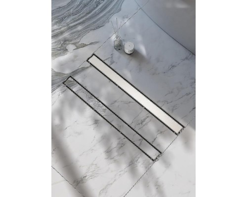 Душевой лоток Raglo 50 R652.50.05 с решеткой Сатин / под плитку