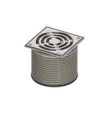 Решетка для душевого трапа Tece Drainpoint S 100х100 3660009 цвет Хром матовый