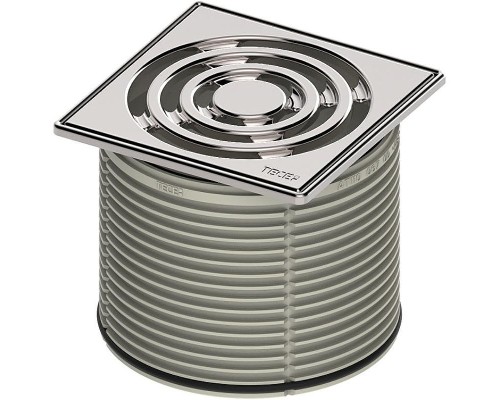 Решетка для душевого трапа Tece Drainpoint S 11x11 3660002 Полированная нержавеющая сталь