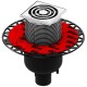 Душевой трап Tece Drainpoint S130 3601300 вертикальный с декоративной решеткой с фланцем