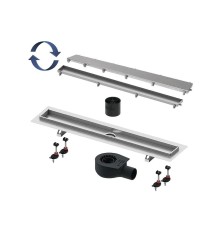 Душевой лоток Tece Linus 60 15103069 с решеткой цвет Нержавеющая сталь