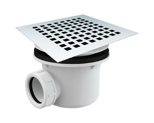 Сифон для душевого поддона Vincea VSPH-2SR2W Белый Хром