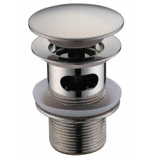 Донный клапан WasserKRAFT A073 click-clack Хром матовый