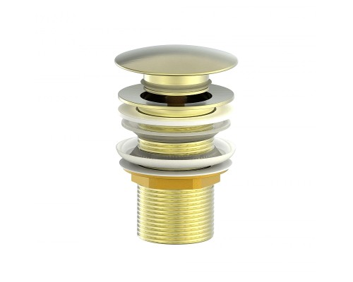 Донный клапан Wonzon & Woghand WW-88SS02-BG click-clack цвет Брашированное золото